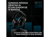 Auriculares gaming - Logitech G Pro X3 Lightspeed, Inalámbrico, BT-USB, Micrófono, Ecualizador, Personalizable, Transductores 50mm, PC-Mac, PS5, Negro