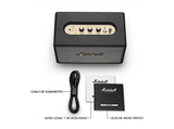 Altavoz estéreo - Marshall Acton IV, 110 W, 1 woofer clase D de 60W y 2 tweeters clase D de 25W, BT, AUX y RCA, Negro