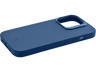 Funda - CellularLine SENSPLUSIPH15K, Para Apple iPhone 15, Silicona, Trasera, Antibacteriana, Azul