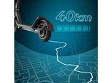 Patinete eléctrico - Cecotec Bongo M40 XL Connected, 700 W, 350 W, Autonomía 45 km, Inclinación 20%, Ruedas 9, SDS, Bluetooth, Black