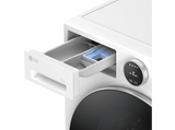 Lavadora carga frontal - LG F4X7011TWS, 11 kg, 1400 rpm, 23 programas, TurboWash 360º, ThinQ™, Blanco