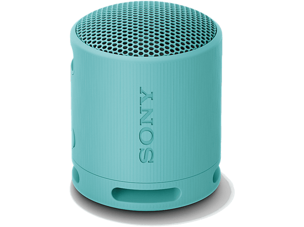 Altavoz inalámbrico - Sony SRS-XB100, Bluetooth, Portátil, Compacto y potente, 16 horas, Resistente al agua y al polvo IP67, Ecológico, Azul