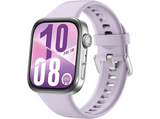 Smartwatch - Huawei Watch Fit 4, 1.82 AMOLED, 10 días batería, Compatible iOS - Android, Correa Fluoroelastómero, Pago NFC, Morado