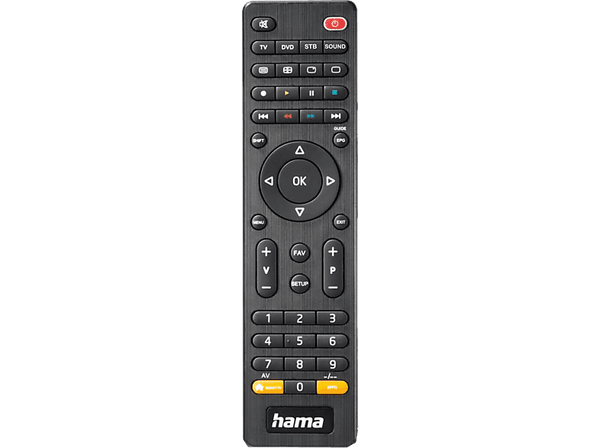 Mando a distancia - Hama 221052, Universal, Para Smart TV, Alcance 10m, Negro