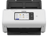 Escáner - Brother ADS4700W, 600 x 600 ppp, 40 ppm, Wi-Fi, Hasta 80 páginas, Táctil, Negro y blanco