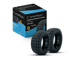 Accesorio patinete eléctrico - smartGyro DUALGRIP 1, Pack de Dos Cubierta, Para Speedway, Rockway, Crossover y versiones PRO, Gel, Negro