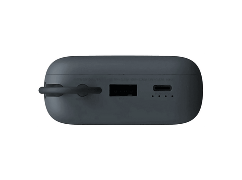 Powerbank - Xiaomi BHR9738GL, 20000 mAh, 1x USB-C, 1x USB-A, Cable Integrado, 22.5W, Gris Oscuro