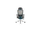 Silla gaming - Newskill Nue, Reposabrazos 3D (ajustable en altura, anchura y profundidad), Carga máx. 150 kg, Malla Transpirable Premium, Gris