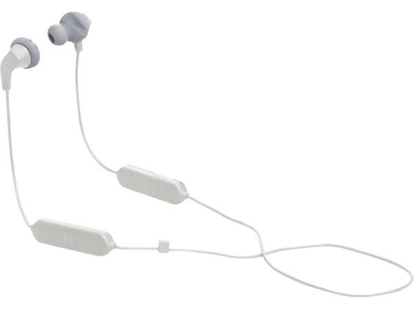 Auriculares deportivos - JBL Endurance Run 2 BT, Con cable, Intraurales, Blanco