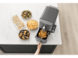 Freidora de aire - Ninja SL400EU, 2470 W, 9.5 l, 6 Programas, 4 Niveles Independientes para Cocinar, Gris
