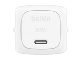 Cargador de pared - Belkin WCA008kq1MWH-B6, Universal que tengan carga USB-C, 30 W, Blanco