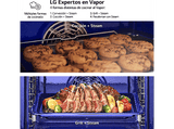 Horno a vapor - LG WSED7665B, Multifunción, Pirolítico, 76 L, 59.2 cm, EasyClean™ , ThinQ™,  Acero negro mate