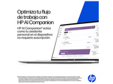 Portátil - HP OmniBook 5 NGAI 14-he0000ns Copilot+ PC, 14 2K, Snapdragon X1-26-100 45 TOPS, 16GB RAM, 512GB SSD, Gráficos Adreno™, W11 Home, Plata