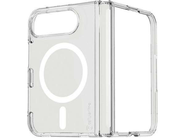 Funda móvil - CellularLine Gloss Mag, Para Apple iPhone 18 Ultra, Antigolpes, MagSafe, Carga inalámbrica, Transparente