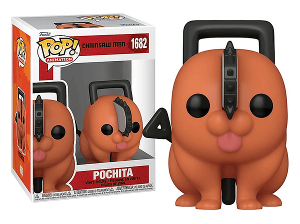 Figura Funko Pop! - Chainsaw Man: Pochita, Vinilo, 10 cm