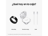 Anillo Inteligente - Samsung Galaxy Ring, Tamaño 5 (15.7 mm), Negro, IA, Titanio, Batería hasta 7 días, BT 5.4, ANC