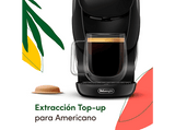 Cafetera de cápsulas - De'Longhi Nescafé® Dolce Gusto® Neo Caffe 200.A + 3 packs de cápsulas compostables, 15 bar, 1 l , SmartBrew™, Negro