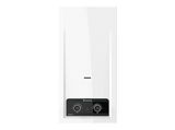 Calentador a gas - Ariston Akros LPG, Gas atmosférico, 21 kW, 11 l, Control Exterior de Temperatura, Gas butano/propano, Blanco