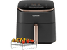 Freidora de aire - Cosori Turbo Blaze Chef Edition, 1725 W, 6 l, Hasta 230 °C, Pantalla táctil, 5 velocidades, Negro