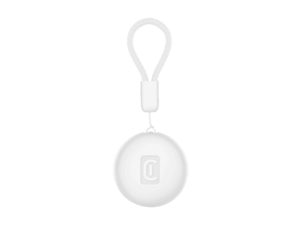 Localizador - CellularLine TRACY TAG, Con funda, Con  certificación IP65, Batería de 1 año, Ultrarresistente, Blanco