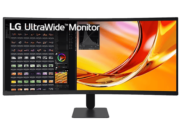 Monitor - LG UltraWide™ 34U601B-B, 34" WQHD, Curvo 1800R, 120 Hz, 5 ms, VA, AMD FreeSync Premium™, Estabilizador negro, Negro