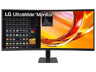 Monitor - LG UltraWide™ 34U601B-B, 34" WQHD, Curvo 1800R, 120 Hz, 5 ms, VA, AMD FreeSync Premium™, Estabilizador negro, Negro
