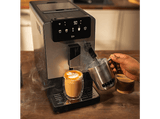 Cafetera superautomática - Cecotec Cremmaet Steam, 19 bar, 1300W, Depósito 1.1L, Molinillo cónico, Plug&Play, Vaporizador, Depósito café 150g, Negro