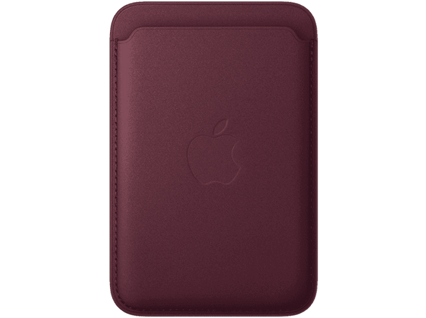Apple cartera de trenzado fino con MagSafe para el iPhone, Burdeos