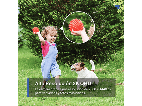Cámara de Vigilancia IP - TP-Link Tapo C425 Kit, Cámara Seguridad WiFi con Batería y Panel Solar, Detección IA Gratuita, 2K QHD, Visión Nocturna Color