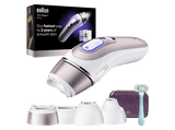 Depiladora IPL - Braun Luz Pulsada Smart Skin i·Expert PL7431, Depilación en casa, Con App e IA, SmartSkinProtect, Cabezal Smart Flex + 3 cabezales