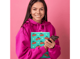Funda tablet - Wondee 10,2-10,4P Cerezas, Azul