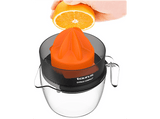 Exprimidor - Taurus Citrus Compact, Doble sentido de rotación, Cono exprimidor extragrande, BPA free, 800 ml, 30 Watt, 1, Negro