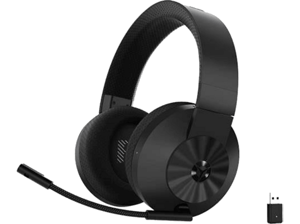 Auriculares - Lenovo Legion H600 Inalámbricos, Inalámbrico y alámbrico, Negro