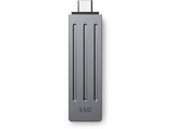 Disco duro SSD externo - Seagate Ultra Compact, 2 TB, 2000 MB/s, USB-C, IP54, Azul