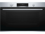 Horno - Bosch Serie 6 VBD5780S0, Multifunción, 112L, 90cm, 10 funciones, LCD, Clase A+, Pirolítico, Negro