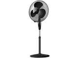 Ventilador de pie - Taurus Greco 16CR Elegance, Ahorro de energía, Silencioso, 40 W, Altura ajustable, 3 Velocidades, Negro