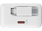 Cargador móvil - CellularLine ROLL, Retráctil, 30 W, Tipo C, Universal, Blanco