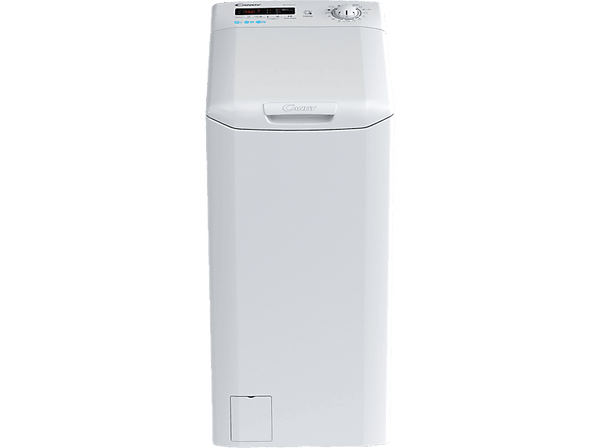 Lavadora carga superior - Candy Smart CST262D3/1-S, 6 kg, 1200 rpm, 17 programas, Smart Touch, Mix Power System+, Blanco