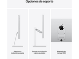 Apple Studio Display, 27 Retina 5K, Vidrio estándar, Soporte inclinación ajustable, 12 Mpx, Gris