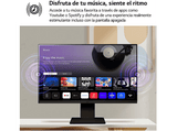Monitor - LG 32SR50F-B, 32 , Full-HD, 5 ms, 60 Hz, Smart TV, webOS23, HDR10, HDMI 2.1, Negro