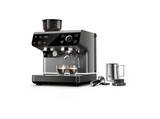 Cafetera express - WMF Espresso Pro, 15 bar, 1350 W, 2.6 l, 2 Tazas, Molinillo con 60 Ajustes Distintos, Doble Thermoblock, Negro