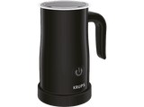 Espumador de leche - Krups XL1008, Interior acero inoxidable, Base giratoria 360º, Negro