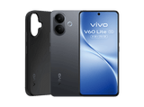 Móvil - vivo V60 Lite, Negro, 256GB, 8GB RAM, 6.77 AMOLED de120Hz, Dimensity 7360-Turbo, 6500 mAh, Incluye Cargador y Auriculares