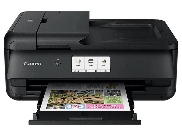 Impresora multifunción tinta - Canon PIXMA TS9550a, Negro y Color, Pantalla LCD, A3, ADF 20 hojas, Conectividad inalámbrica y Ethernet, Negro