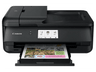 Impresora multifunción tinta - Canon PIXMA TS9550a, Negro y Color, Pantalla LCD, A3, ADF 20 hojas, Conectividad inalámbrica y Ethernet, Negro
