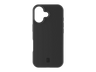 Funda móvil - CellularLine SENSATION+, Para iPhone 17, Acabado soft-touch, Interior de microfibra, Tecnología antibacteriana, Negro
