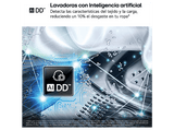 Lavadora secadora - LG W4X1085NWH, 8Kg/5 kg, 1400 rpm, 10 programas, Steam™, ThinQ™, Blanco