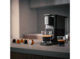 Cafetera de cápsulas - Cecotec Power Caps 20, 20 bar, 700 ml, 1400W, Autoapagado, Fácil limpieza, Thermoblock, Compatible cápsulas Nespresso, Negro