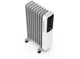 Radiador - ok. ORO 200921 ES, 2000 W, 3 Potencias, 20 m², 9 elementos, 120x500, Ruedas incluidas, Blanco