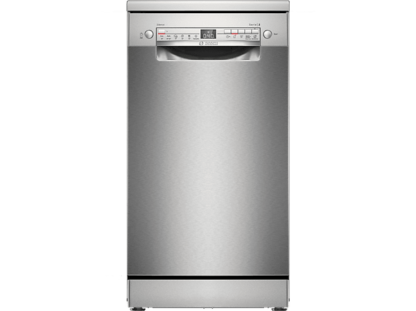 Lavavajillas - BOSCH SPS2HKI55E, 10 servicios, 6 programas, Home connect, Extrasecado, Smart start, 45 cm, Acero inoxidable